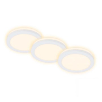 Briloner 7055-036 - SET 3x LED Kopalniška vgradna svetilka LED/3W/230V IP44
