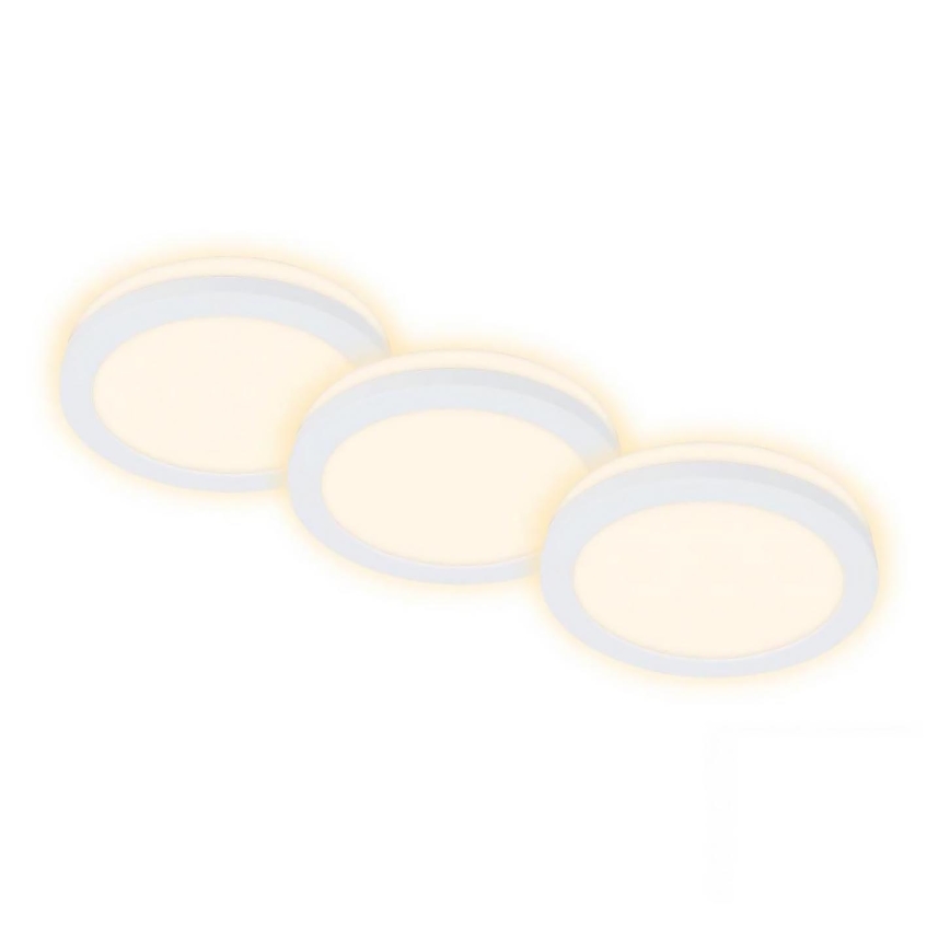Briloner 7055-036 - SET 3x LED Kopalniška vgradna svetilka LED/3W/230V IP44