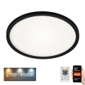 Briloner 7058-015 - LED Zatemnitvena svetilka SLIM LED/18W/230V 2700-6500K Wi-Fi Tuya + Daljinski upravljalnik
