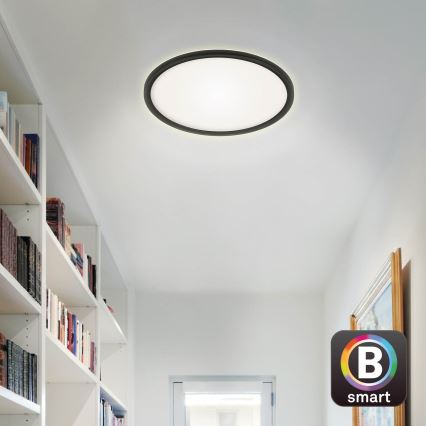 Briloner 7058-015 - LED Zatemnitvena svetilka SLIM LED/18W/230V 2700-6500K Wi-Fi Tuya + Daljinski upravljalnik