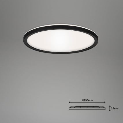 Briloner 7058-015 - LED Zatemnitvena svetilka SLIM LED/18W/230V 2700-6500K Wi-Fi Tuya + Daljinski upravljalnik