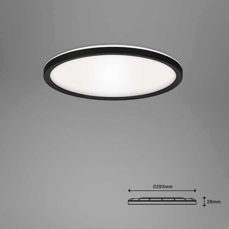 Briloner 7058-015 - LED Zatemnitvena svetilka SLIM LED/18W/230V 2700-6500K Wi-Fi Tuya + Daljinski upravljalnik