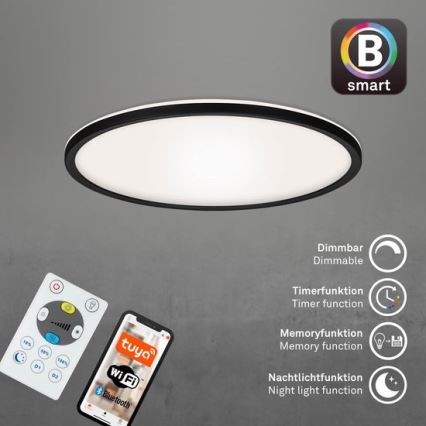 Briloner 7059-015 - LED Zatemnitvena stropna svetilka SLIM LED/22W/230V 2700-6500K Wi-Fi Tuya + Daljinski upravljalnik