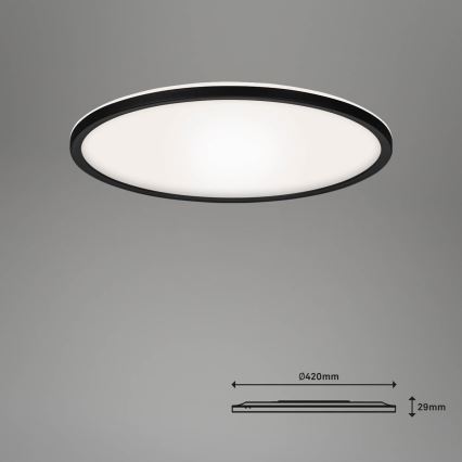 Briloner 7059-015 - LED Zatemnitvena stropna svetilka SLIM LED/22W/230V 2700-6500K Wi-Fi Tuya + Daljinski upravljalnik