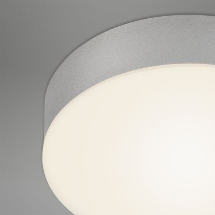 Briloner 7066-014 - LED Stropna svetilka FLAME LED/21W/230V 3000K srebrna pr. 28,7 cm