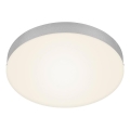 Briloner 7066-014 - LED Stropna svetilka FLAME LED/21W/230V 3000K srebrna pr. 28,7 cm