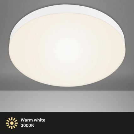 Briloner 7068-016 - LED Stropna svetilka FLAME LED/24,5W/230V 3000K pr. 38 cm bela