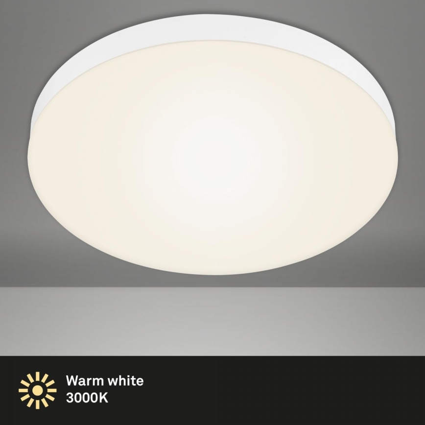 Briloner 7068-016 - LED Stropna svetilka FLAME LED/24,5W/230V 3000K pr. 38 cm bela