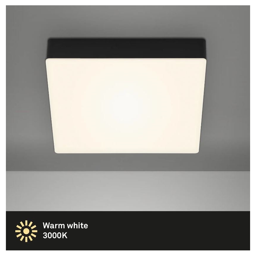 Briloner 7070-015 - LED Stropna svetilka FLAME LED/16W/230V črna