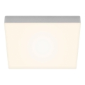 Briloner 7071-014 - LED Stropna svetilka FLAME LED/21W/230V 3000K 28,7x28,7 cm srebrna