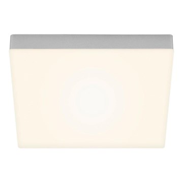 Briloner 7071-014 - LED Stropna svetilka FLAME LED/21W/230V 3000K 28,7x28,7 cm srebrna