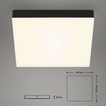 Briloner 7071015 - LED Stropna svetilka FLAME LED/21W/230V črna