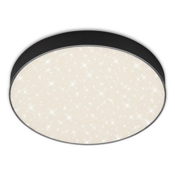Briloner 7074-415 - LED Stropna svetilka STAR SKY LED/21W/230V 4000K pr. 28 cm črna