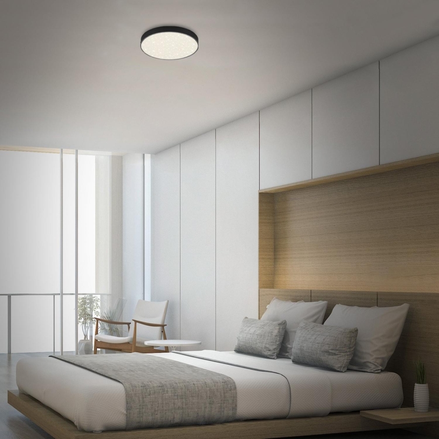 Briloner 7074-415 - LED Stropna svetilka STAR SKY LED/21W/230V 4000K pr. 28 cm črna