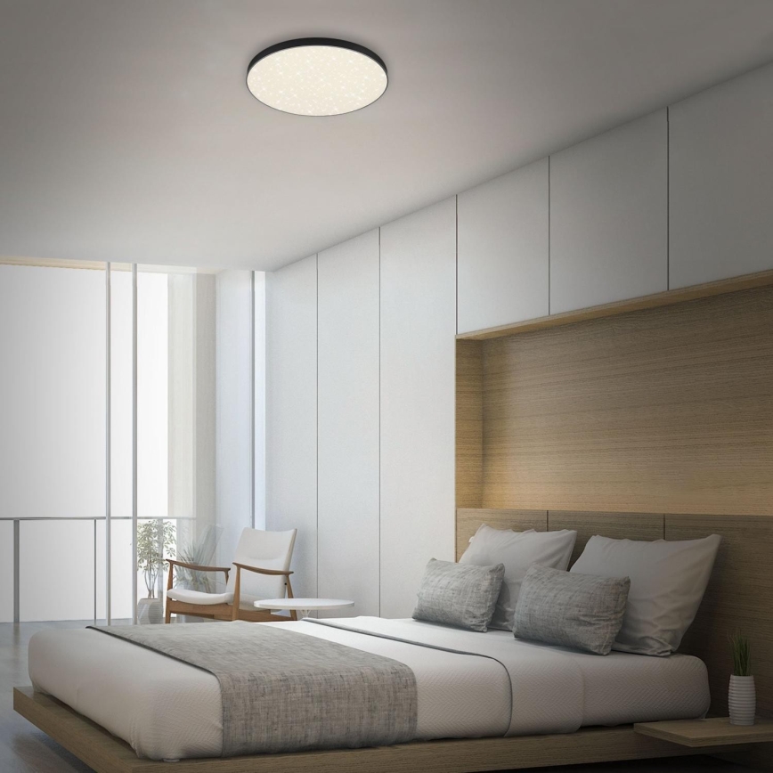 Briloner 7075-415 - LED Stropna svetilka STAR SKY LED/24,5W/230V 4000K pr. 38 cm črna