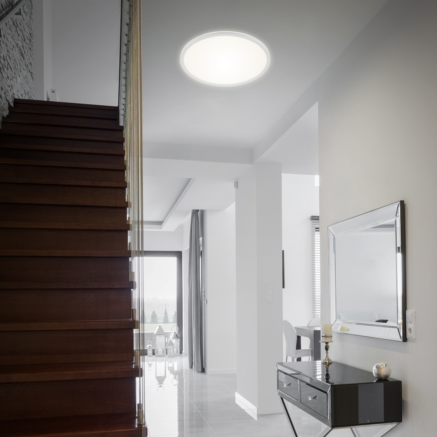 Briloner 7080-016 - LED Zatemnitvena stropna svetilka SLIM LED/22W/230V 2700-6500K + Daljinski upravljalnik