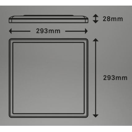 Briloner 7081-015 - LED Zatemnitvena stropna svetilka SLIM LED/18W/230V 2700-6500K + Daljinski upravljalnik