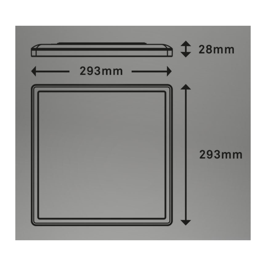 Briloner 7081-015 - LED Zatemnitvena stropna svetilka SLIM LED/18W/230V 2700-6500K + Daljinski upravljalnik