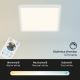 Briloner 7081-016 - LED Zatemnitvena stropna svetilka SLIM LED/18W/230V 2700-6500K + Daljinski upravljalnik