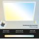 Briloner 7082-016 - LED Zatemnitvena stropna svetilka SLIM LED/22W/230V 2700-6500K + Daljinski upravljalnik