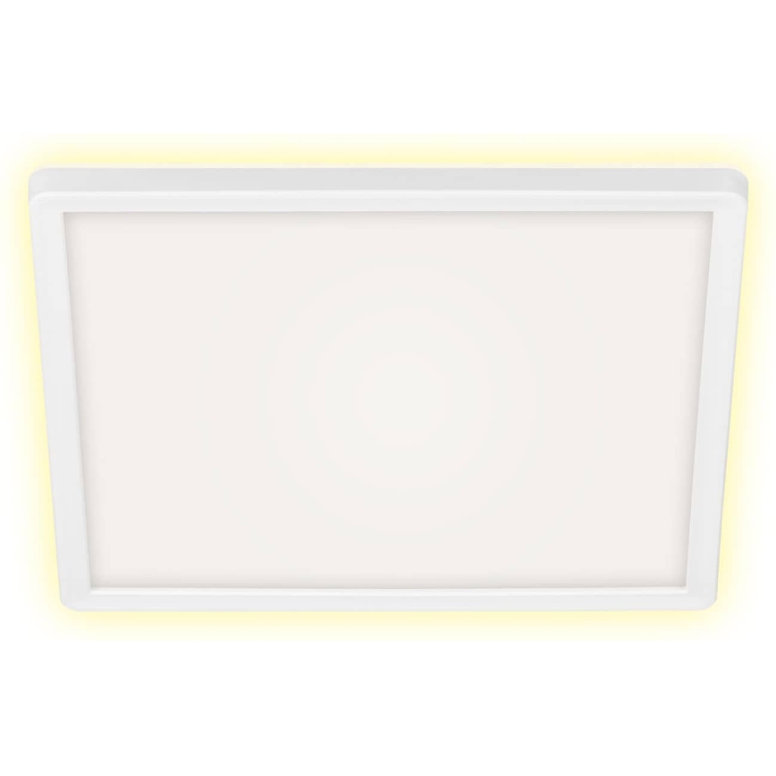Briloner 7090-416 - LED RGBW Zatemnitvena stropna svetilka SLIM LED/15W/230V + Daljinski upravljalnik