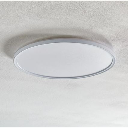 Briloner 7094-416 - LED RGBW Zatemnitvena stropna svetilka SLIM LED/22W/230V + Daljinski upravljalnik