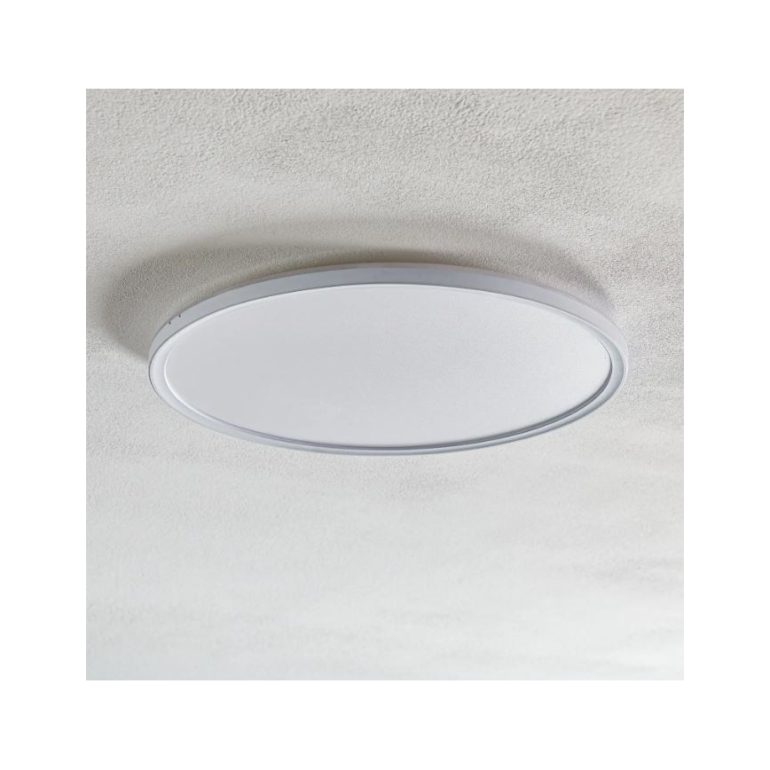 Briloner 7094-416 - LED RGBW Zatemnitvena stropna svetilka SLIM LED/22W/230V + Daljinski upravljalnik