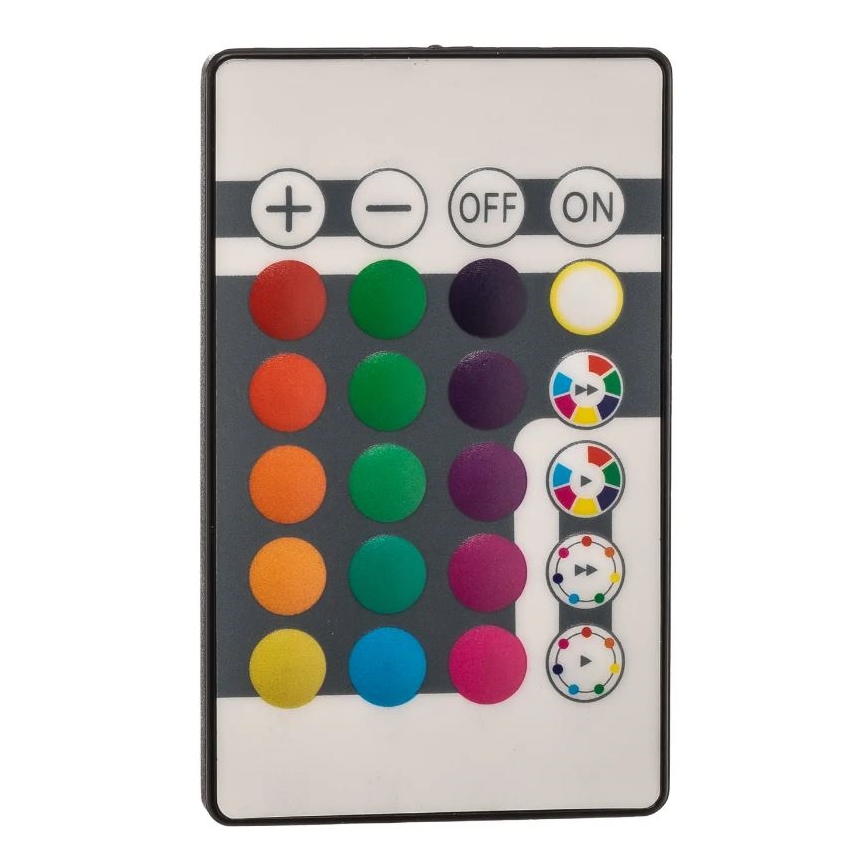 Briloner 7094-416 - LED RGBW Zatemnitvena stropna svetilka SLIM LED/22W/230V + Daljinski upravljalnik