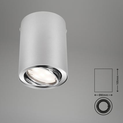 Briloner 7119-014 - LED Reflektor TUBE 1xGU10/5W/230V okrogla