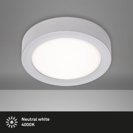 Briloner 7122-014 - stropno LED svetilo FIRE LED/11W/230V 3000K, premer 17 cm, srebrno