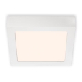 Briloner 7123-016 - LED stropna svetilka FIRE LED/12W/230V 3000K 17x17 cm bela