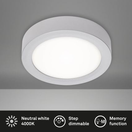 Briloner 7124-414 - LED Zatemnitvena stropna svetilka FIRE LED/12W/230V 4000K