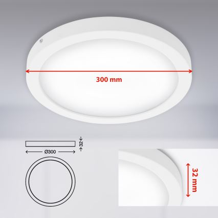 Briloner 7141-416 - LED Stropna svetilka FIRE LED/21W/230V