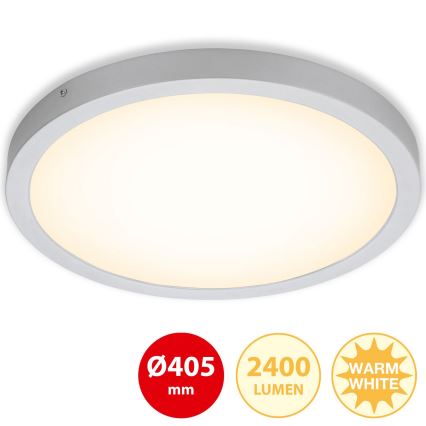 Briloner 7143-014 - LED Stropna svetilka FIRE LED/24,5W/230V 3000K