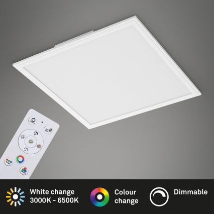 Briloner 7152-016 - LED RGB Zatemnitveni nadgradni panel COLOUR LED/24W/230V 3000-6500K + Daljinski upravljalnik
