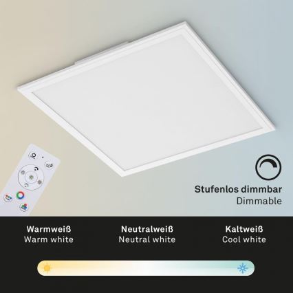 Briloner 7152-016 - LED RGB Zatemnitveni nadgradni panel COLOUR LED/24W/230V 3000-6500K + Daljinski upravljalnik