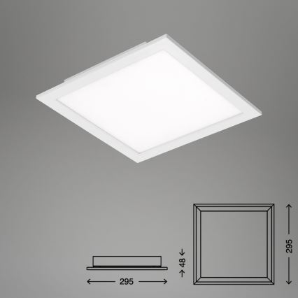 Briloner 7194-016 - LED Zatemnitvena stropna svetilka SIMPLE LED/18W/230V 3000-6500K + Daljinski upravljalnik