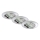 Briloner 7209-038 - SET 3x LED Kopalniška vgradna svetilka LED/5W/230V IP23