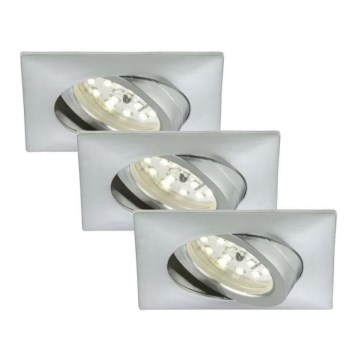 Briloner 7210-039 - SET 3x LED Kopalniška vgradna svetilka ATTACH 1xLED/5W/230V IP23