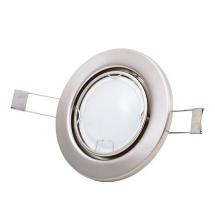 Briloner 7221-032 - SET 3x LED Kopalniška vgradna svetilka 1xGU10/3W/230V IP23 mat krom