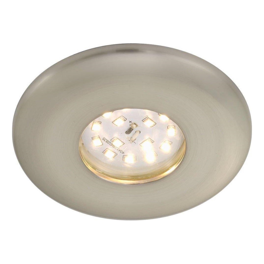 Briloner 7227-012 - LED Kopalniška vgradna svetilka LED/5W/230V IP65 mat krom