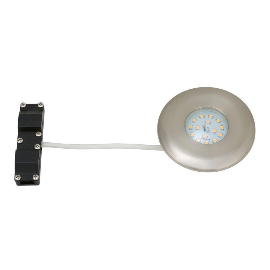 Briloner 7227-012 - LED Kopalniška vgradna svetilka LED/5W/230V IP65 mat krom