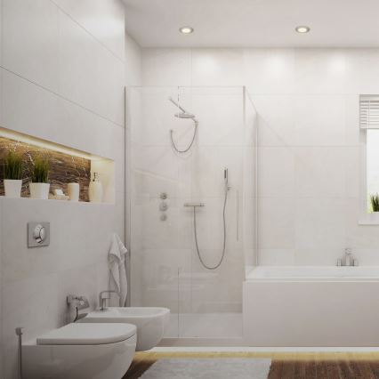 Briloner 7231-032 - SET 3x LED Zatemnitvena vgradna kopalniška svetilka ATTACH svetilka LED/5,5W/230V IP44