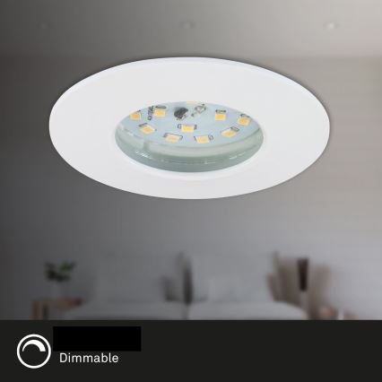 Briloner 7231-036 - SET 3x LED Zatemnitvena kopalniška vgradna svetilka LED/5,5W/230V IP44