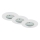 Briloner 7231-036 - SET 3x LED Zatemnitvena kopalniška vgradna svetilka LED/5,5W/230V IP44