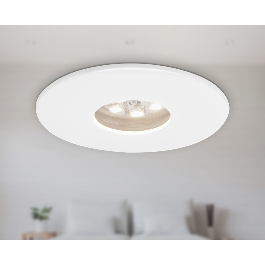 Briloner 7240-036 -SET 3x LED Kopalniška vgradna svetilka ATTACH LED/1,8W/230V IP44 bela