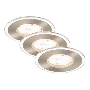 Briloner 7257-032 - SET 3x LED Kopalniška vgradna svetilka ATTACH LED/4,5W/230V IP44