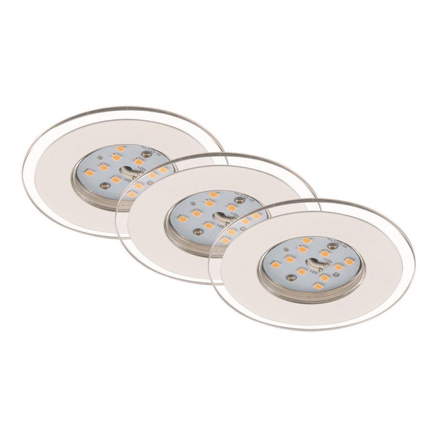 Briloner 7257-036 - SET 3x LED Kopalniška vgradna svetilka ATTACH LED/4,5W/230V IP44