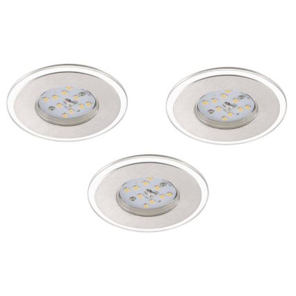 Briloner 7257-039 - SET 3x LED Kopalniška vgradna svetilka ATTACH LED/4,5W/230V IP44