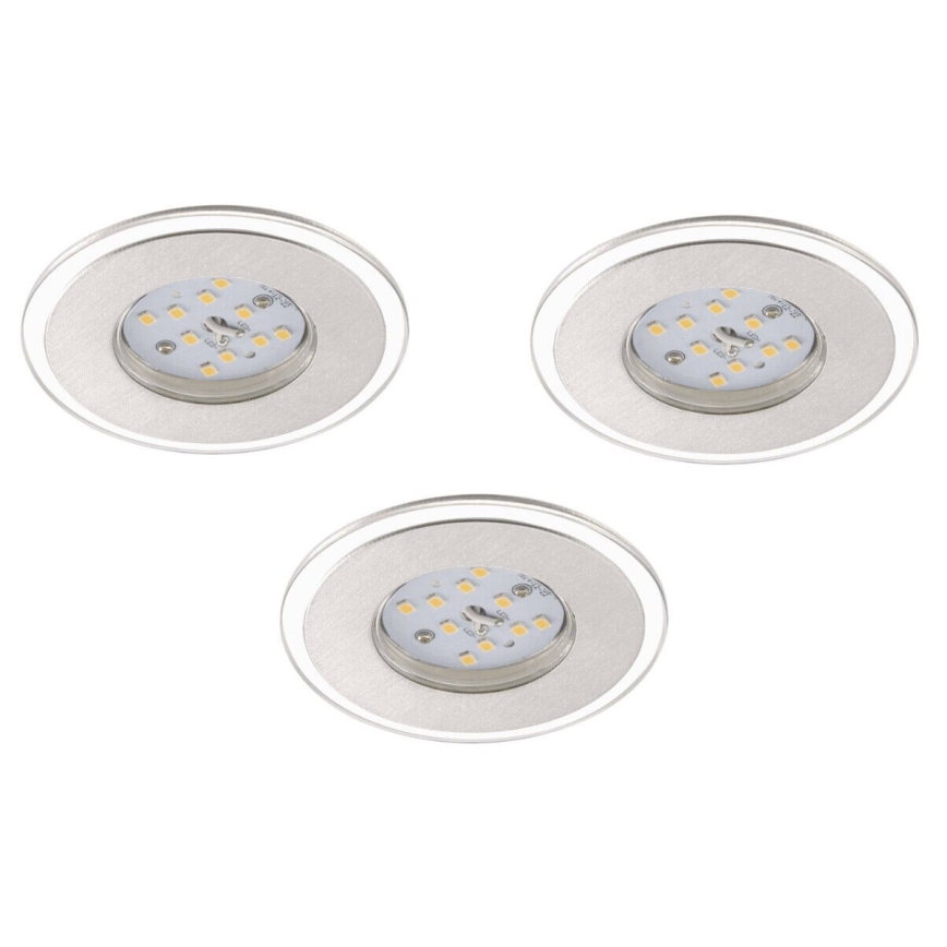 Briloner 7257-039 - SET 3x LED Kopalniška vgradna svetilka ATTACH LED/4,5W/230V IP44